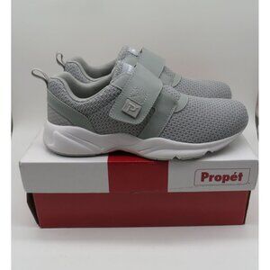 Propet Men's Gray Mesh Adjustable Strap Walking Shoes Size 10 W (E) NEW